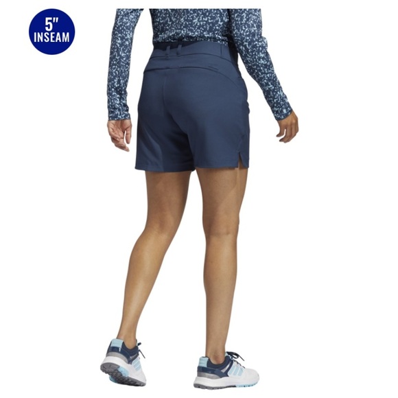 NWT Adidas Primegreen 5" Performance Golf Shorts Navy Size 2 - Picture 2 of 8